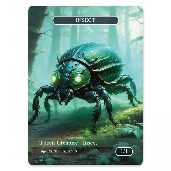 Insect Token (Green 1/1)