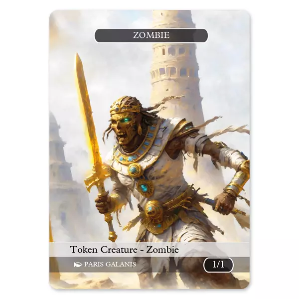 Zombie Token (White 1/1)
