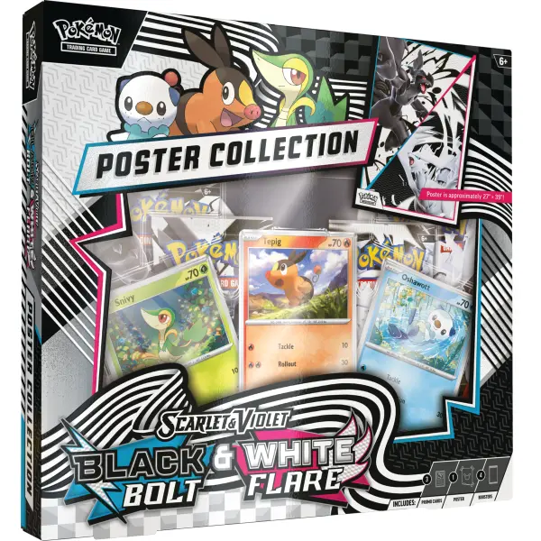 Pokemon TCG - Scarlet & Violet 10.5 Black Bolt and White Flare - Unova Poster Collection